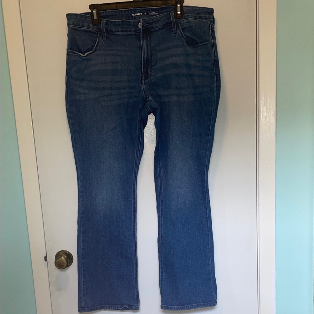 Old Navy Women's WOW Boot Cut Jeans in Blue- size 16